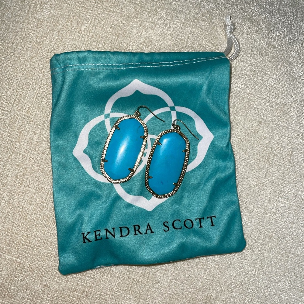 Turquoise Kendra Scott Elle Drop Earrings